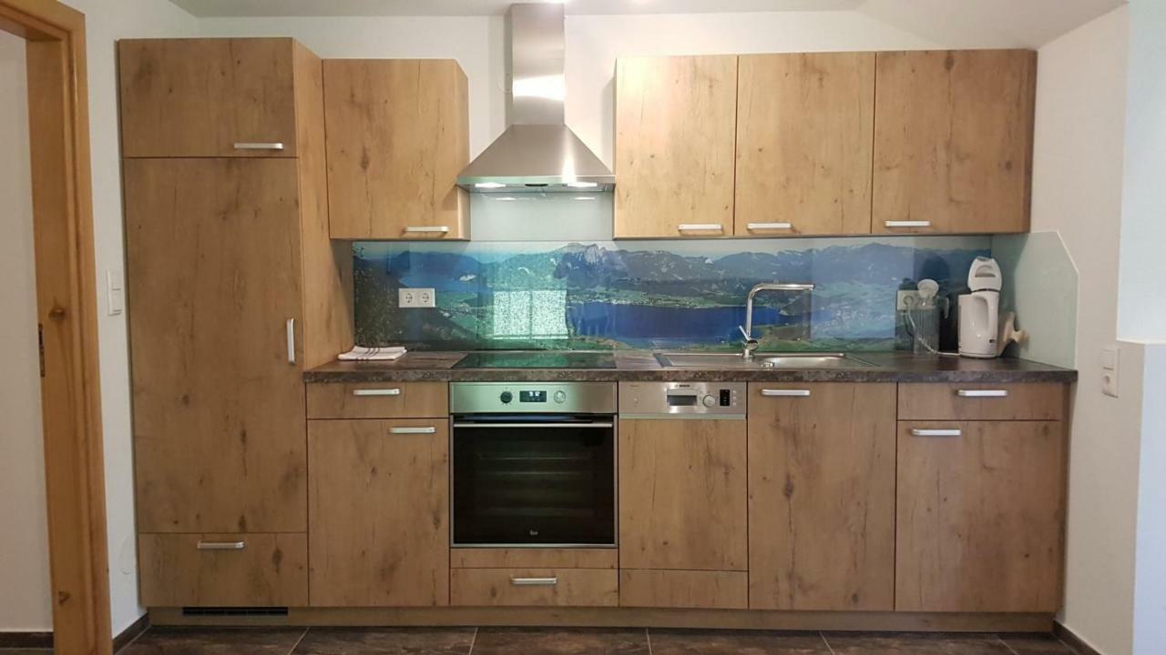 Ferienhaus Grillbauer Abersee Eksteriør billede